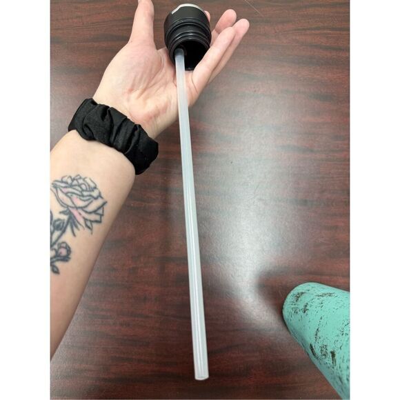 Corkcicle Bail Blue 25oz Bottle with Straw - Picture 6 of 8